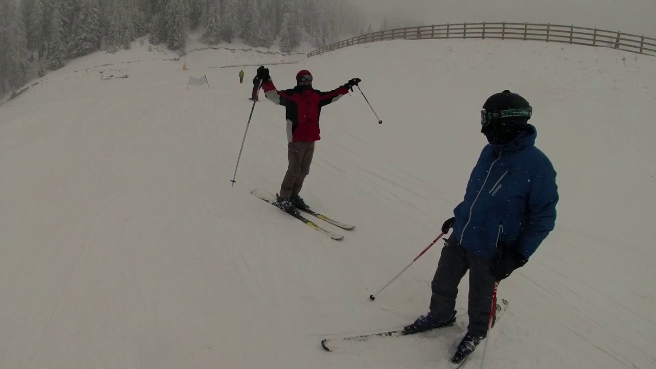 Poiana Brasov Alpine Skiing time lapse 25 01 2014 GoPro Hero 3