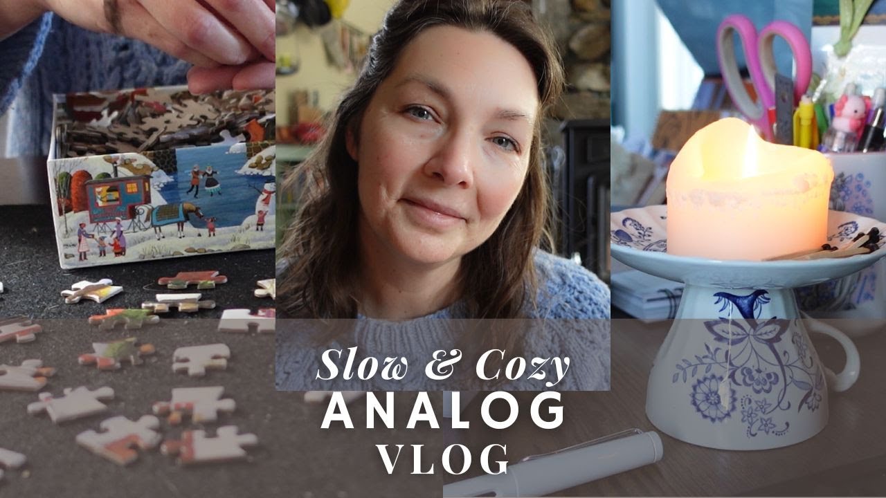 Let's Go Analog! Cozy & Slow Vlog with Peaceful Activities for Overwhelming Times