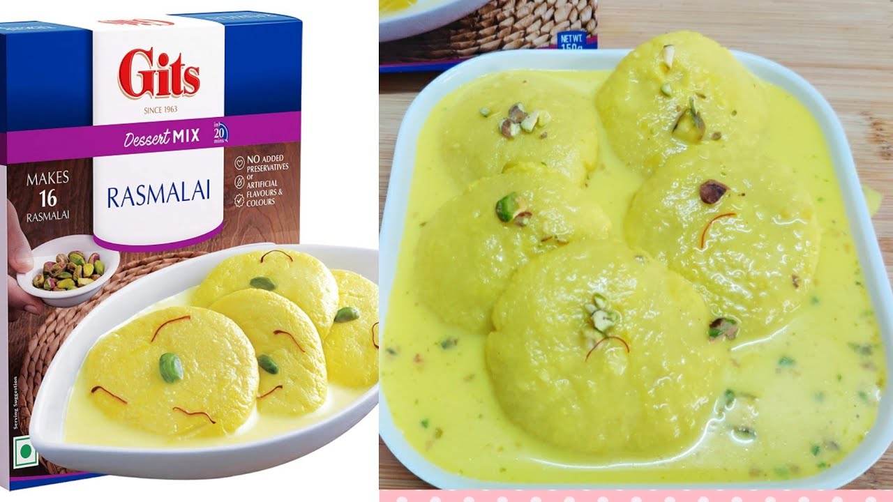 Gits Rasmalai recipe at home, Easy Rasmalai recipe, Gits Rasmalai review, How to make Rasmalai