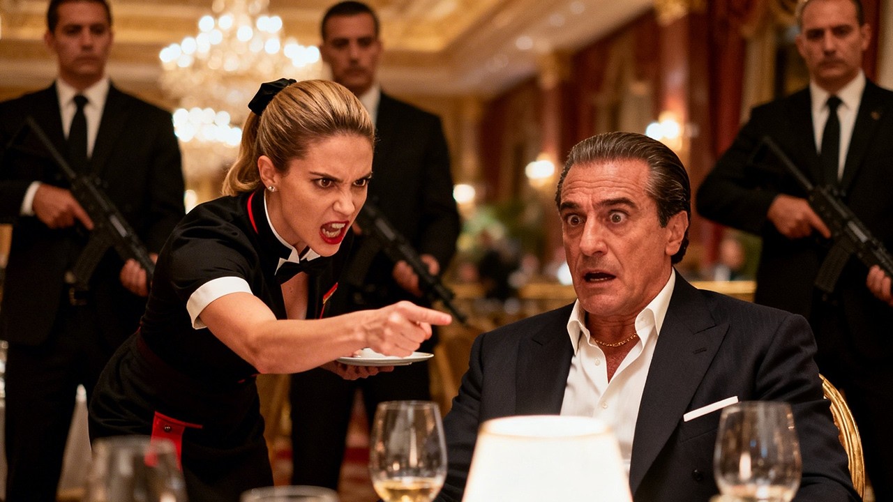 Eine MUTIGE KELLNERIN stellt sich dem ITALIENISCHEN MAFIABOSS – seine Reaktion schockiert alle