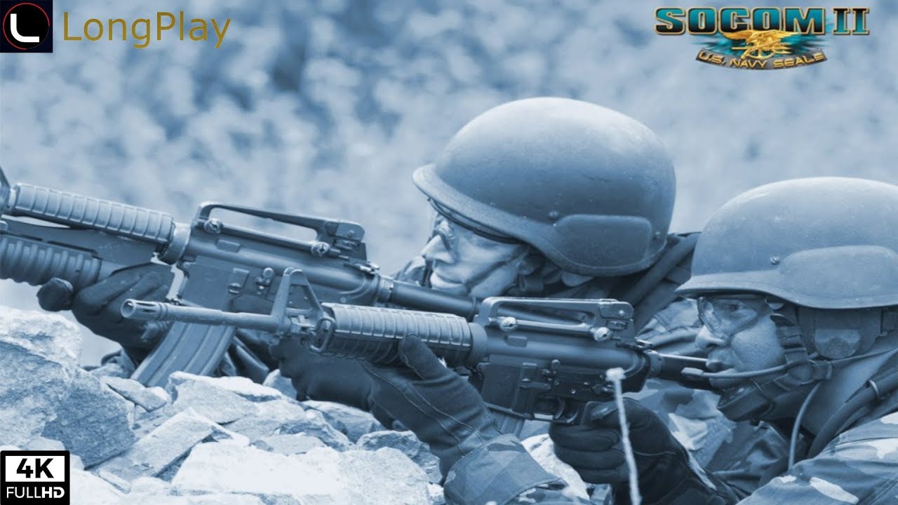 PS2 - SOCOM 2 U.S. Navy SEALs - LongPlay [4K:60FPS]🔴