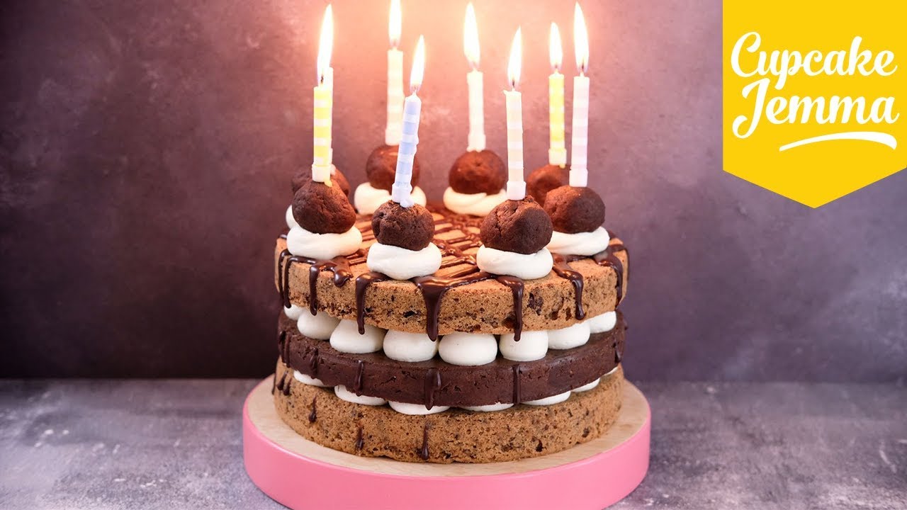 Celebration Cookie Layer Cake Recipe & How-To | Cupcake Jemma