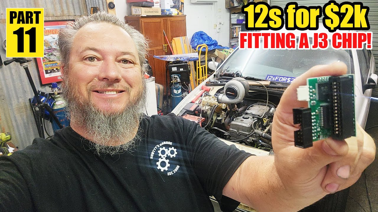 Scottys Garage - 12s for $2k - Part-11 - How to Install a J3 Chip!