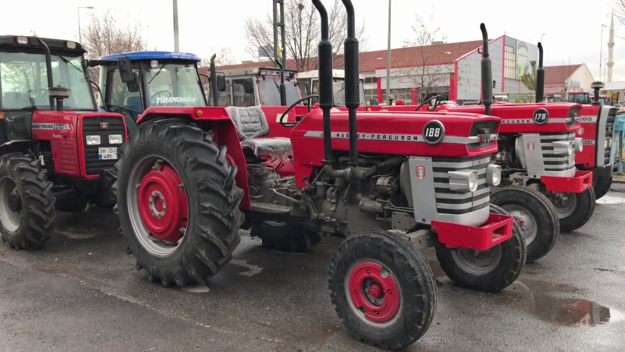 Çift Egzoz'lu Traktör Türkiye'de Bir İlk Massey Ferguson 188 İlk İzlenim 4K