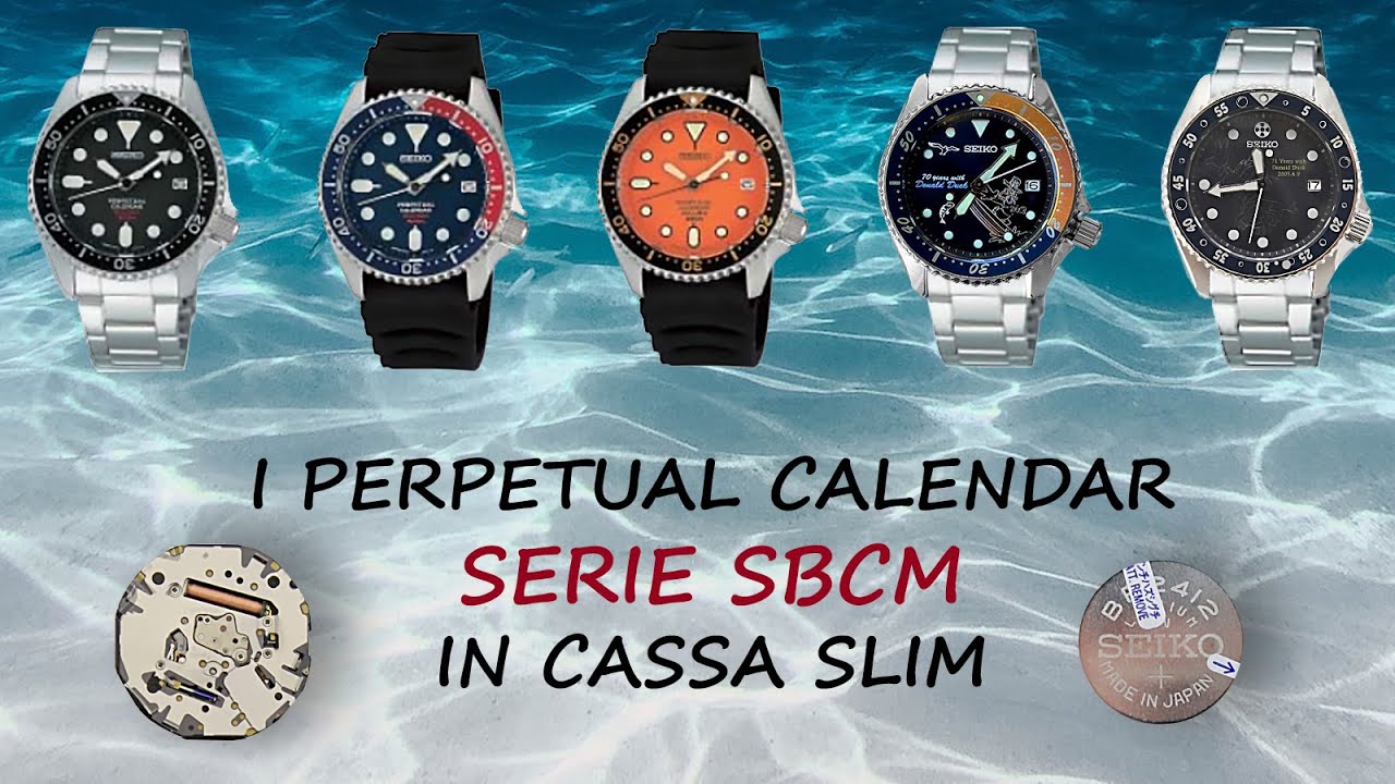 I Perpetual Calendar SERIE SBCM in Cassa Slim