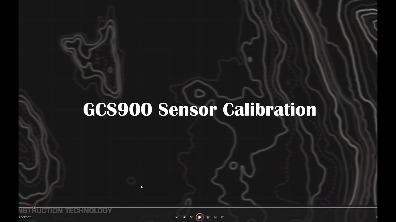 GCS900 Sensors Calibration