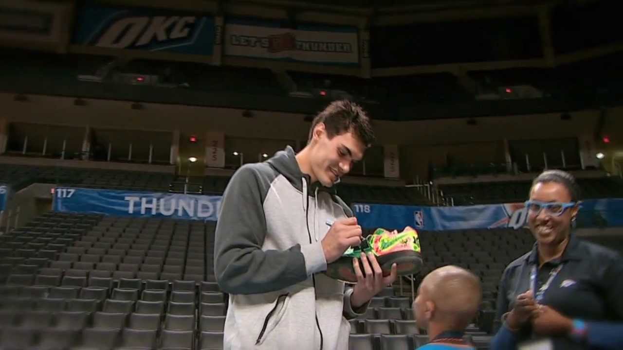 NBA Cares: The OKC Thunder help Make a Wish!