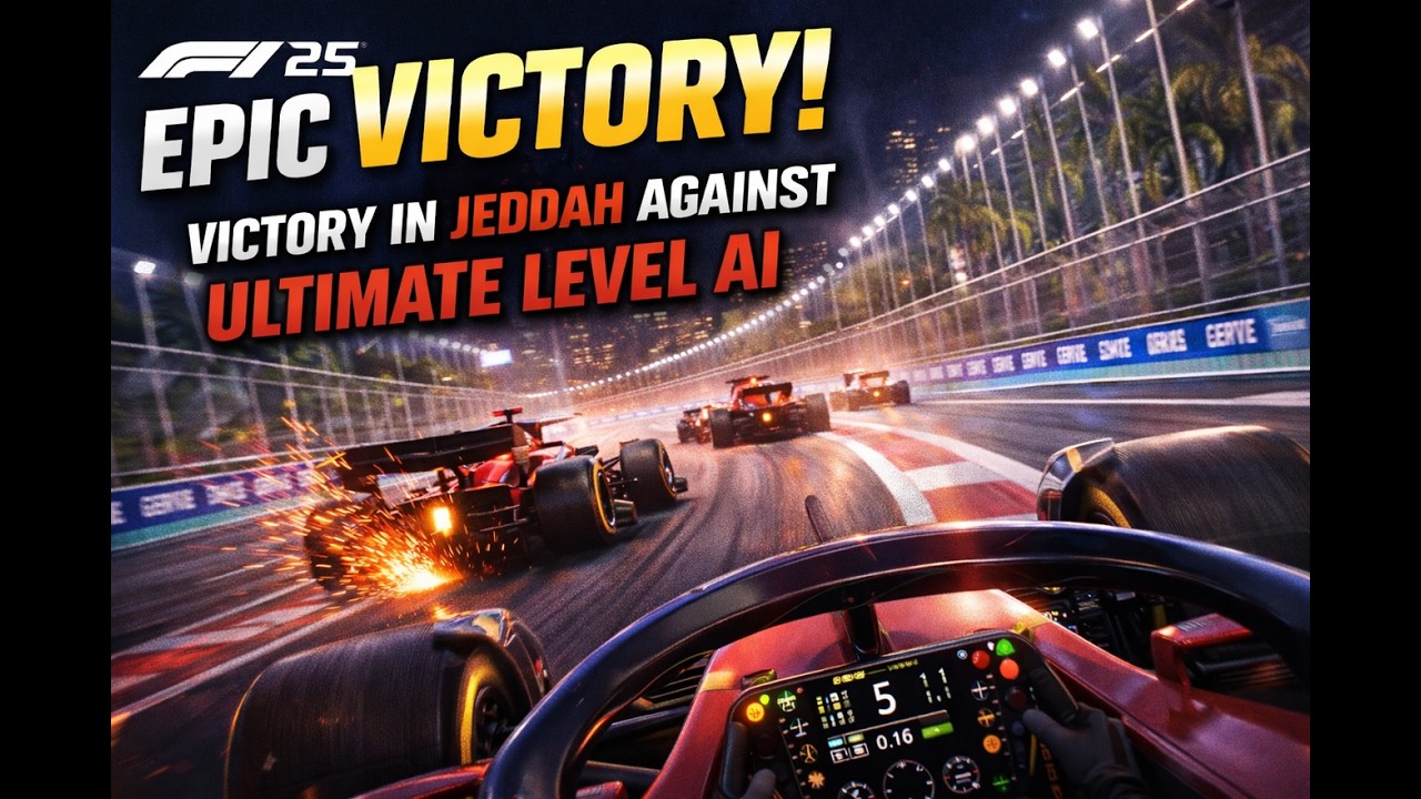 I WON IN JEDDAH AGAINST ULTIMATE LEVEL AI! | F1 25