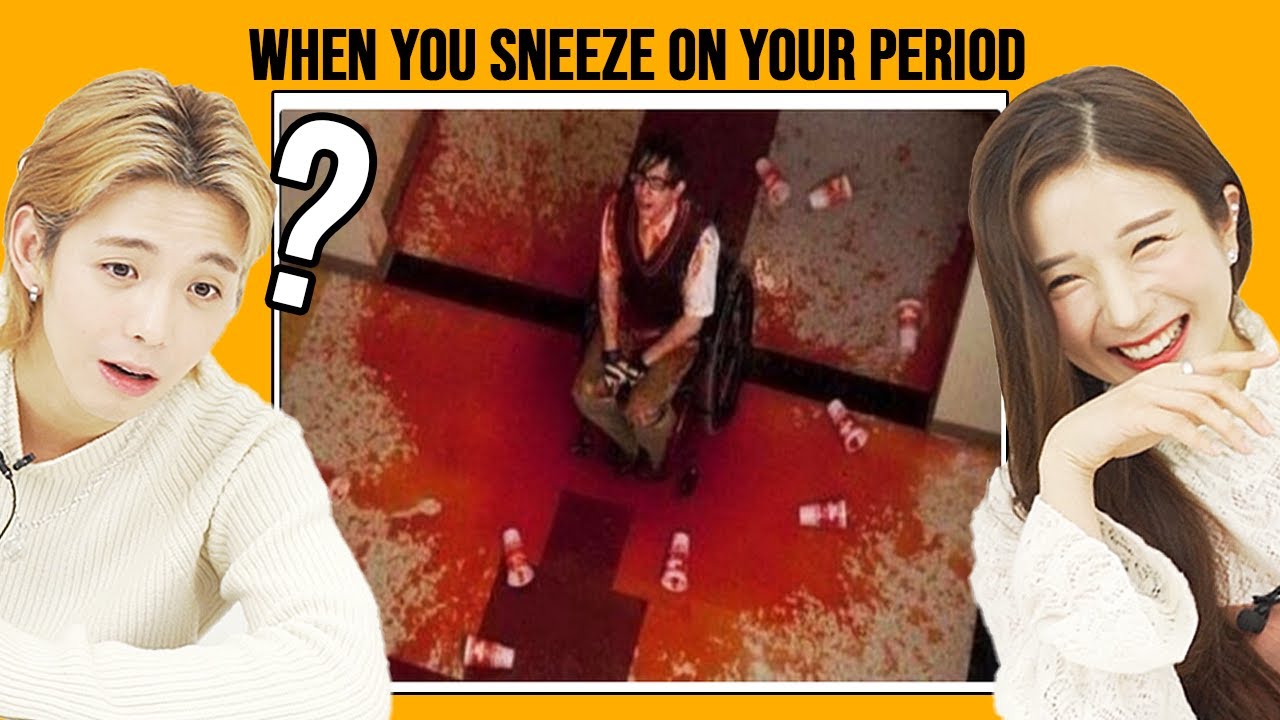 Koreans React to Painful Moments Only Girls can Understand!