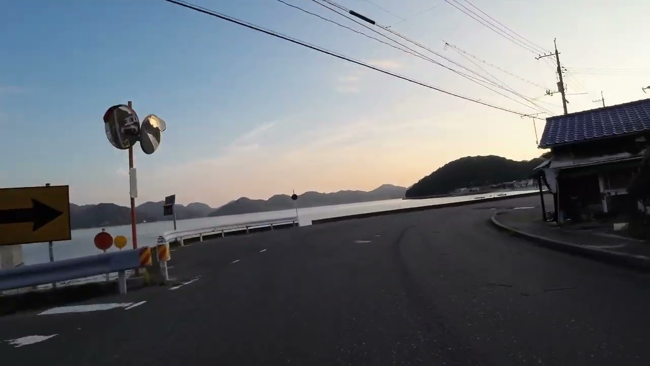 しまなみ海道 向島(広島県尾道市) スーパーカブ110 ツーリング走行動画 2024/7/12 PM6:49【motorocycle ride in Japan】Shimanami Kaido