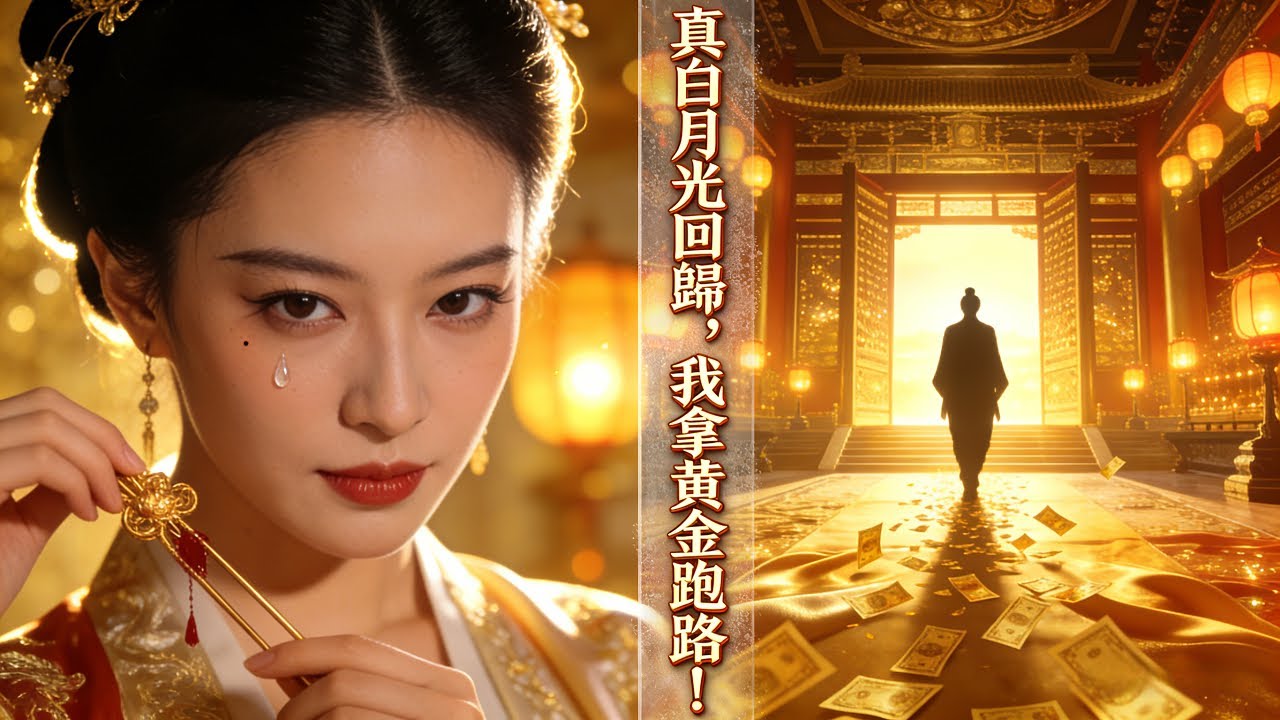 真白月光回歸？我反手騙走千兩黃金原地消失！清醒女配：狗男人誰要誰拿走！
