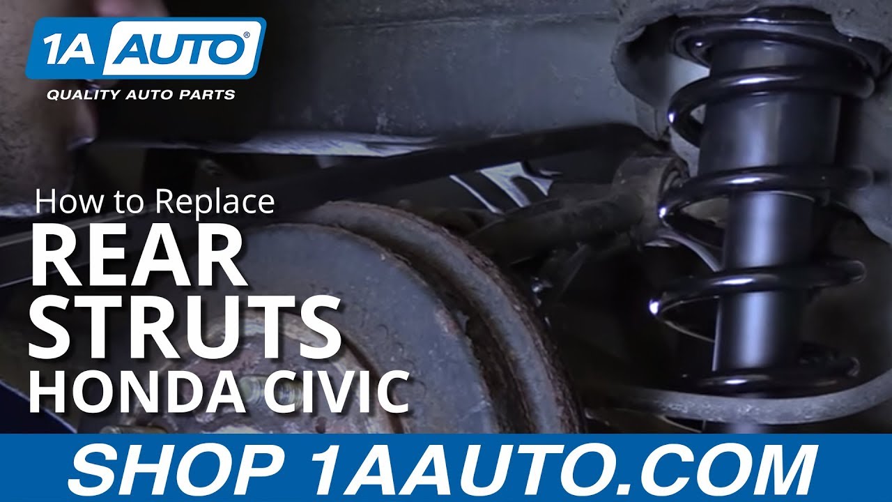 How to Replace Rear Struts 01-05 Honda Civic