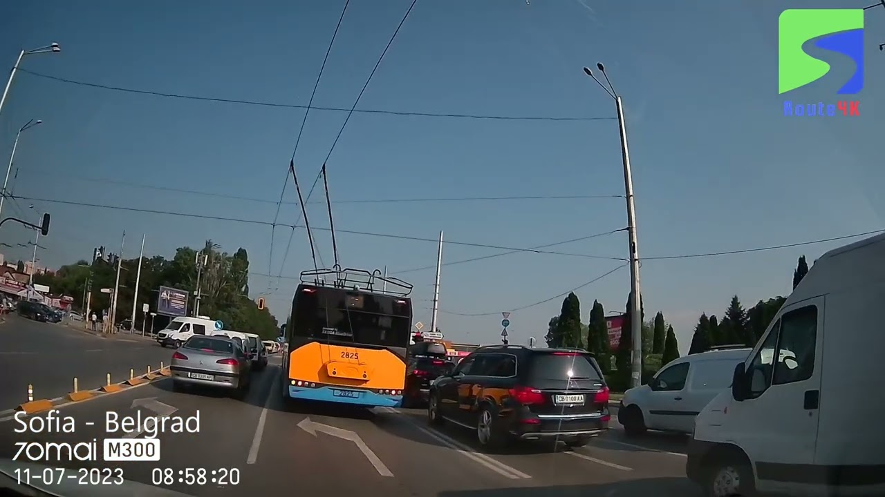 Araç ile Sofya'dan Belgrad'a gidiş