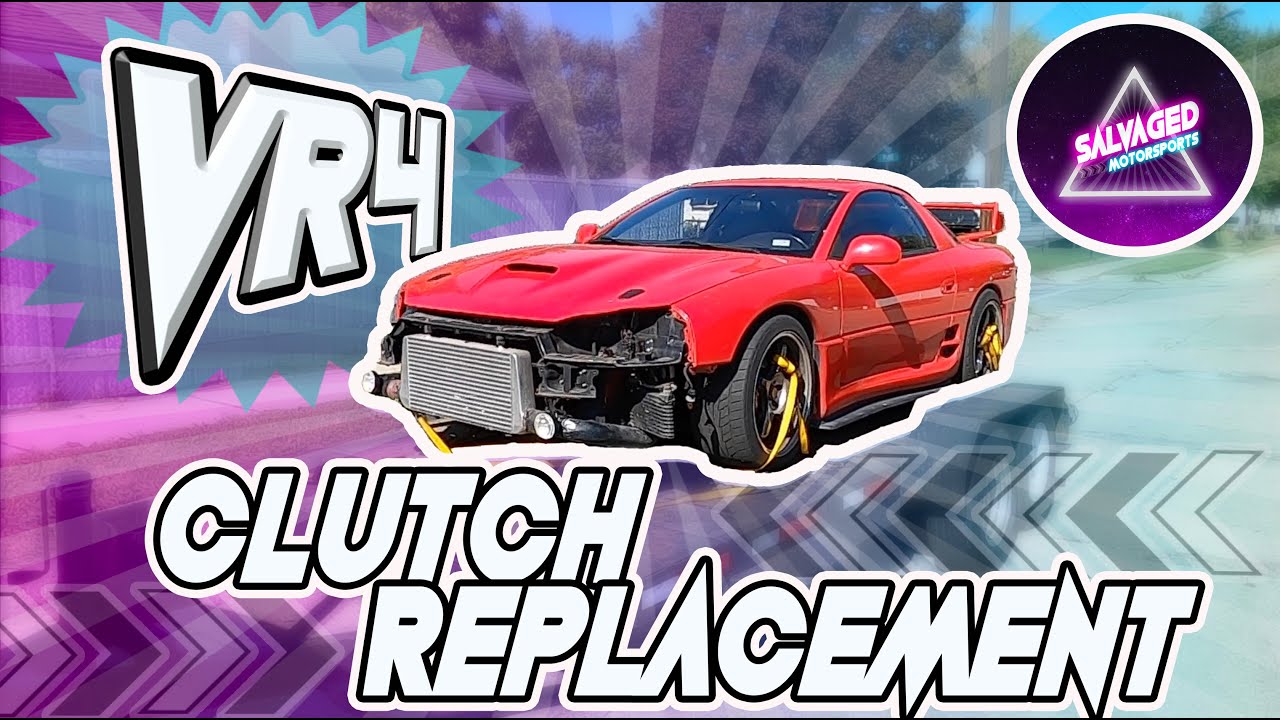 Replacing A Clutch on A Mitsubishi 3000GT Vr4!