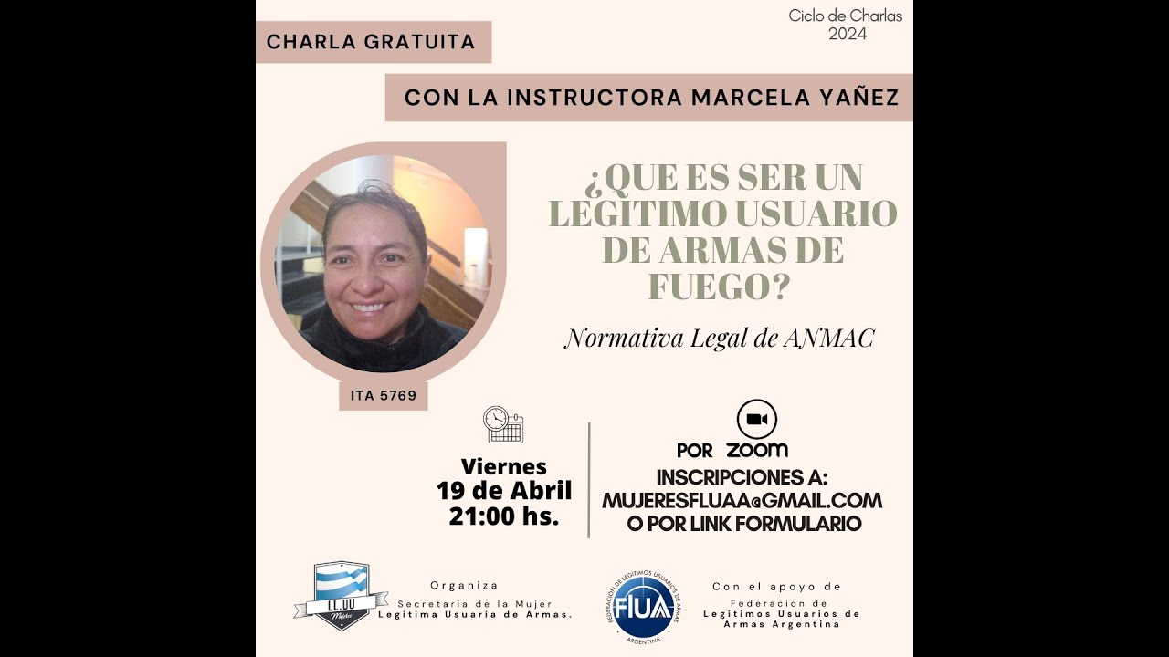 &iquest;QUE ES SER UN LEGITIMO USUARIO DE ARMAS DE FUEGO?- Normativa Legal de Anmac.