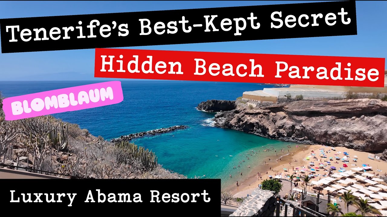 Abama Resort Tenerife | Luxury Paradise, Hidden Beach with Stunning Colours, Views & Secret Escape