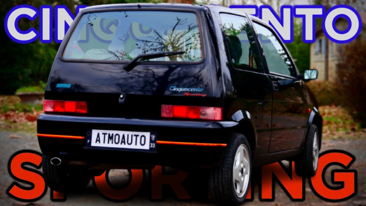 ESSAI - 🇮🇹 FIAT CINQUECENTO SPORTING, BOUILLON CUBE