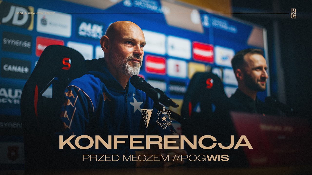 Konferencja prasowa przed meczem z Pogonią Szczecin