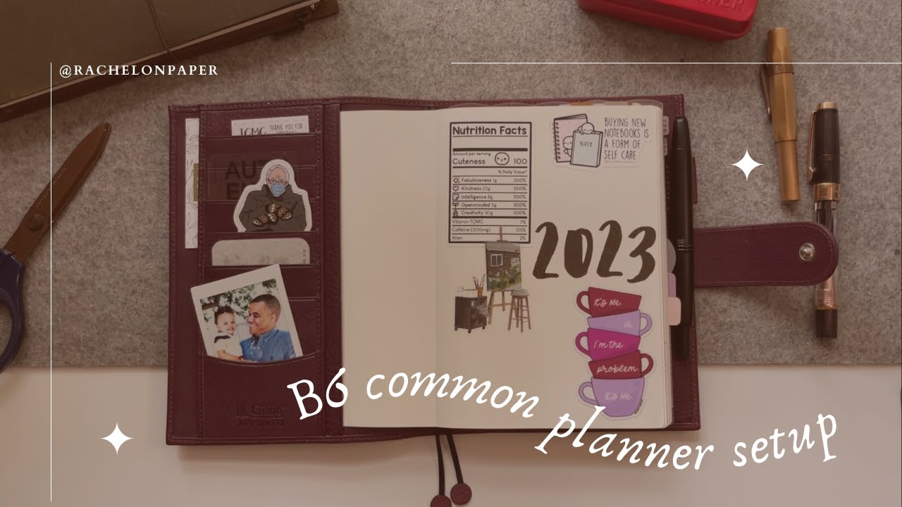 НАСТРОЙКА ПЛАНИРОВЩИКА B6 COMMON | Как я планирую использовать планировщик Sterling Ink B6 Common...
