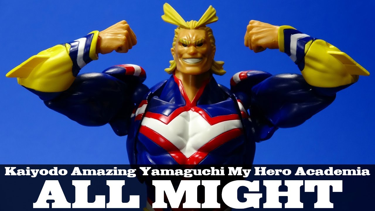 Amazing Yamaguchi All Might My Hero Academia Kaiyodo Revoltech Action Figure Review