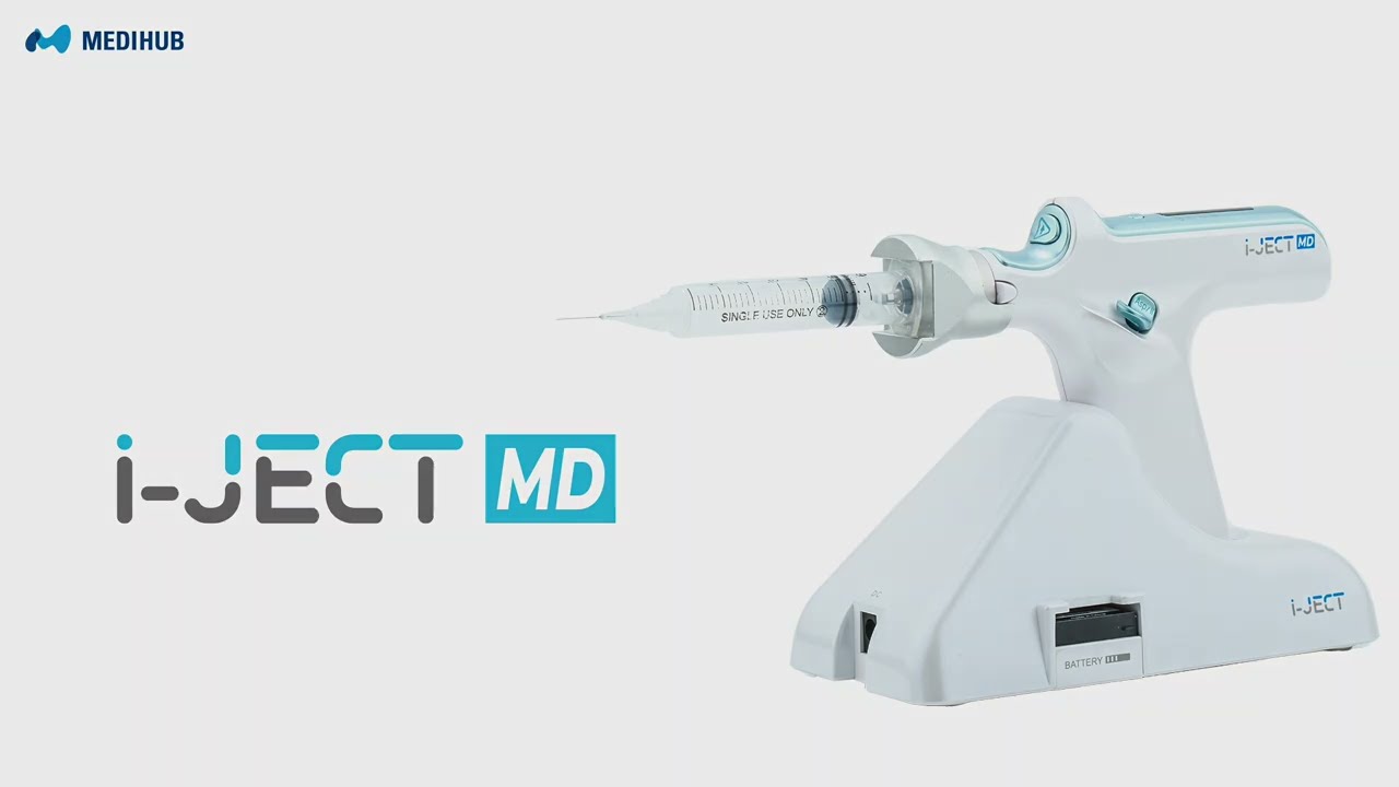 통증해소 디지털 자동주사기 '아이젝'의 안면부 마취 주사 영상