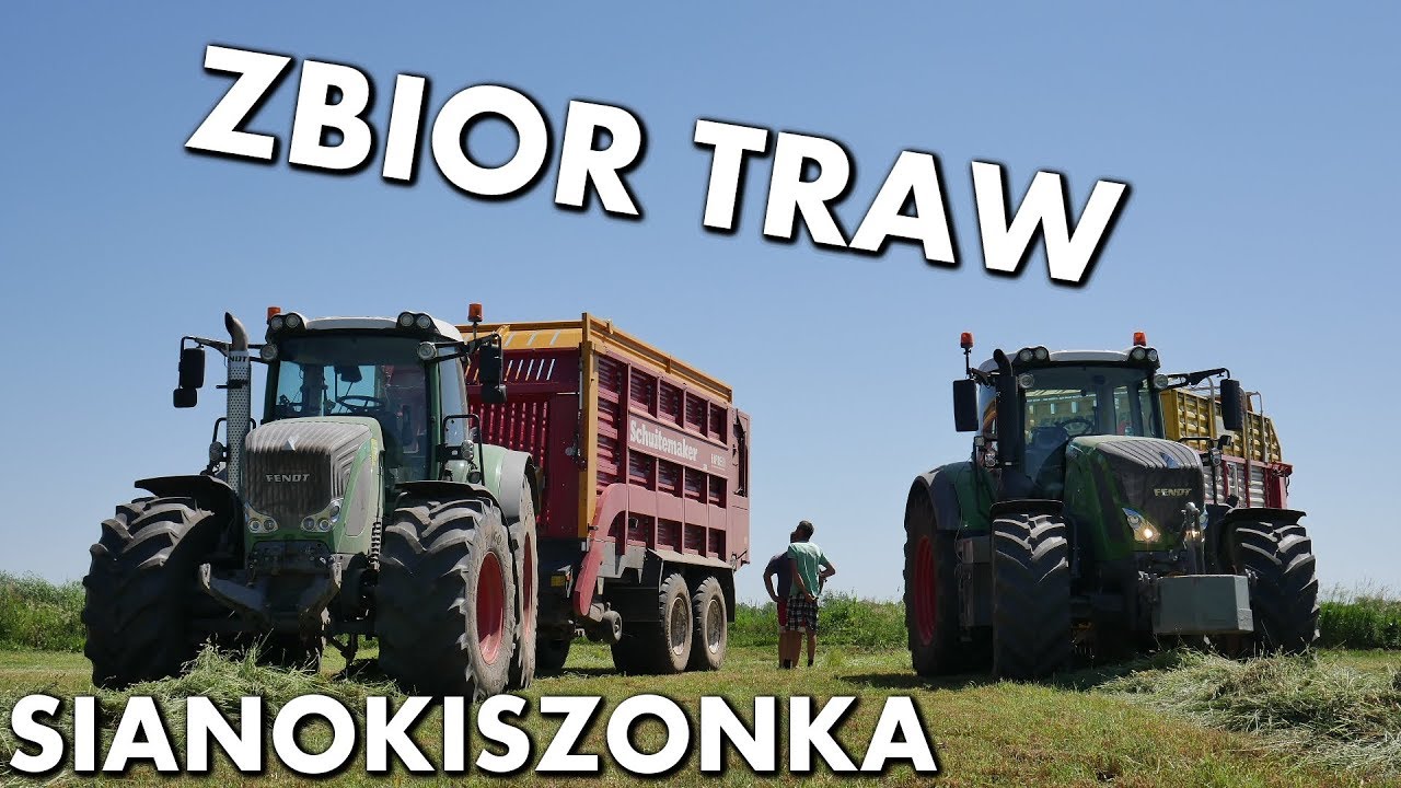 Sianokiszonka na dużą skalę 2018 ☆ Nowy nabytek ☆ 6 ciągników ☆ 2x Fendt ☆ 3x JohnDeere ☆ NewHolland