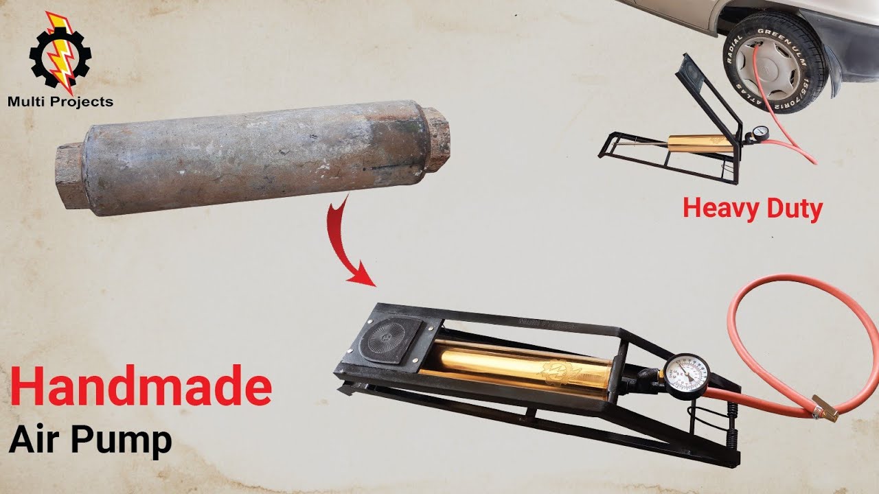 Making Air Pump out of Old Water Pump Cylinder | Multi Projects