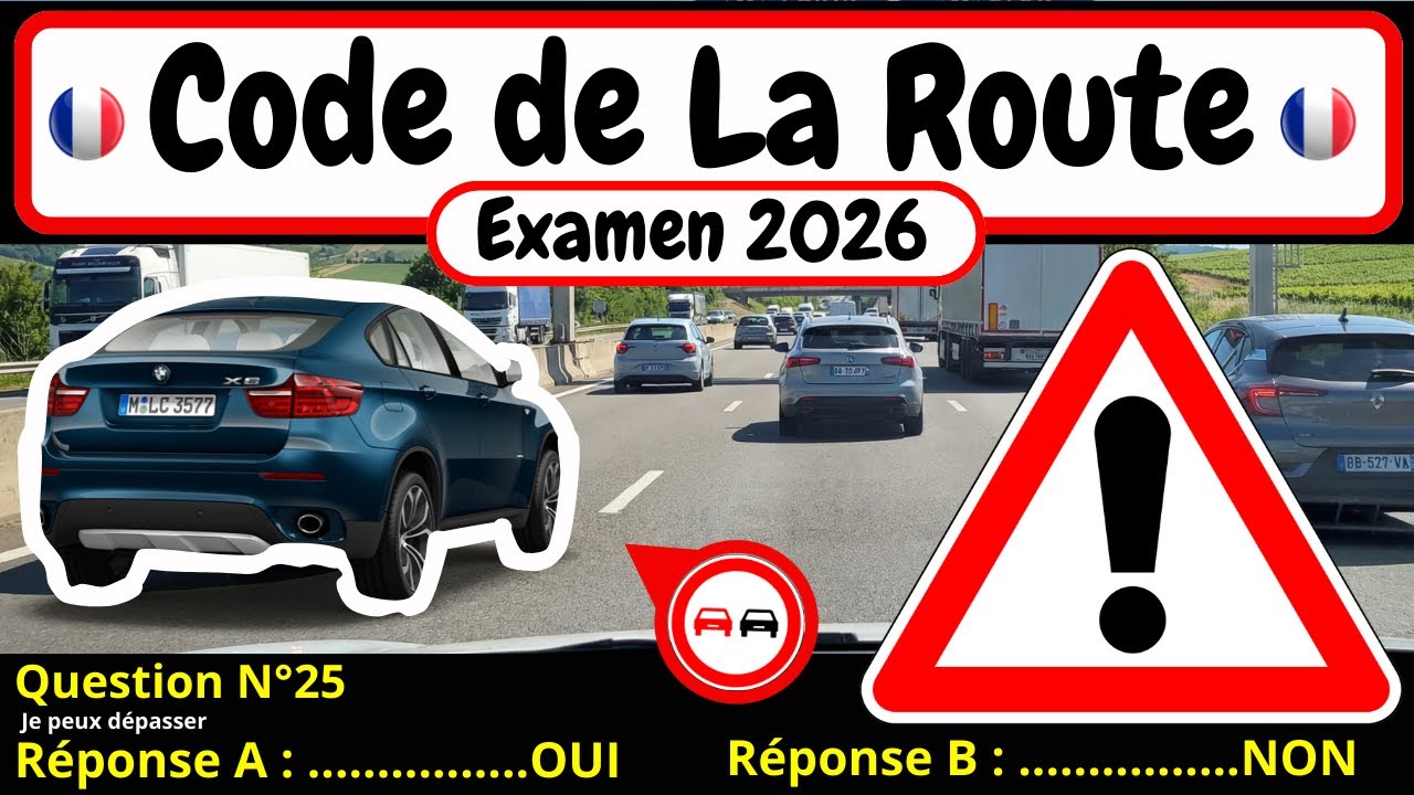 ✅ TEST GRATUIT DU CODE DE LA ROUTE 2026 🚗 #170