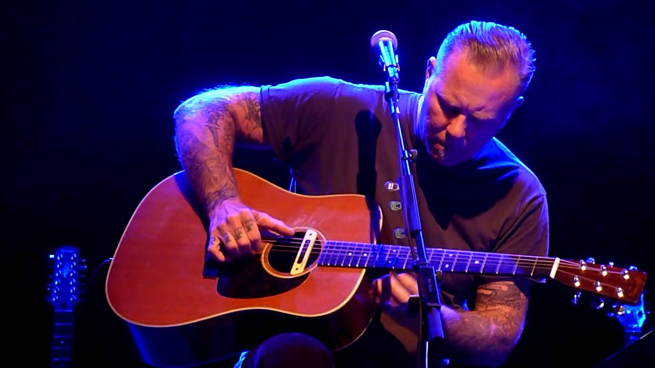 James Hetfield performing 