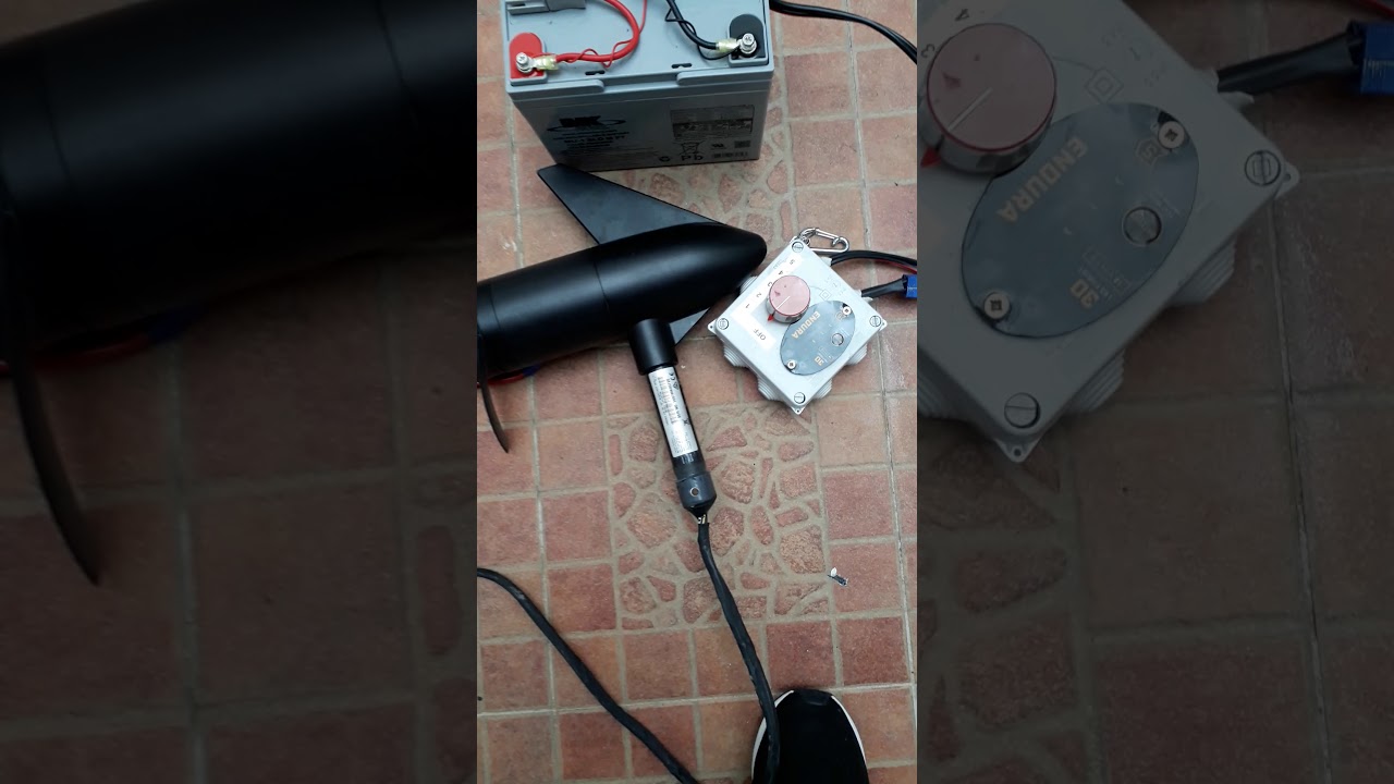 Como montar motor electrico en pato. parte 1