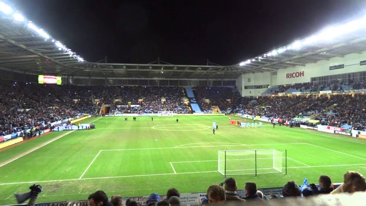 Coventry City - Crewe - Ricoh Arena - Johnstone's Paint Trophy Area Final First Leg