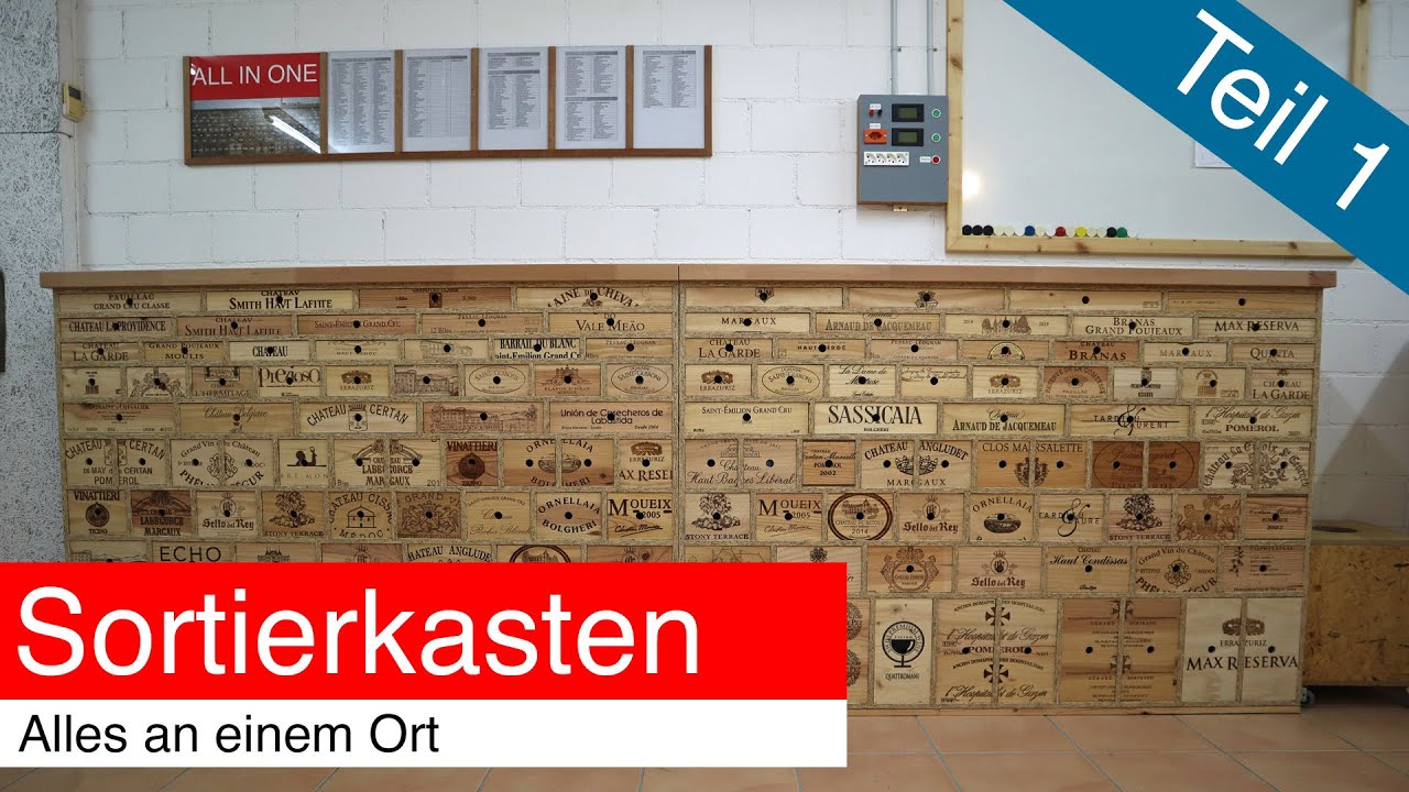 Sortierkasten für Werkstatt; Teil 1