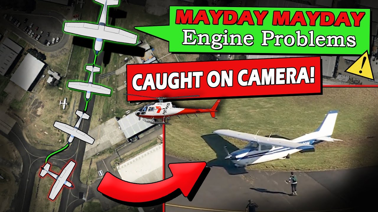 ENGINE OUT + BELLY LANDING | Nearly Hits Buildings during Emergency Landing!