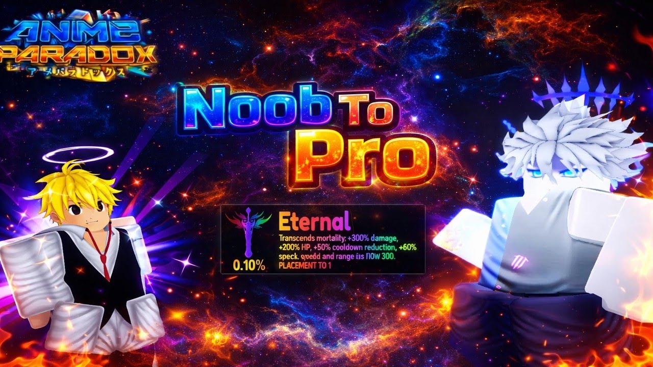 *ANIMEPARADOX* NOOB TO PRO #1 MAKING INSANE PROGRESS IN 3 HOURS!!!!!
