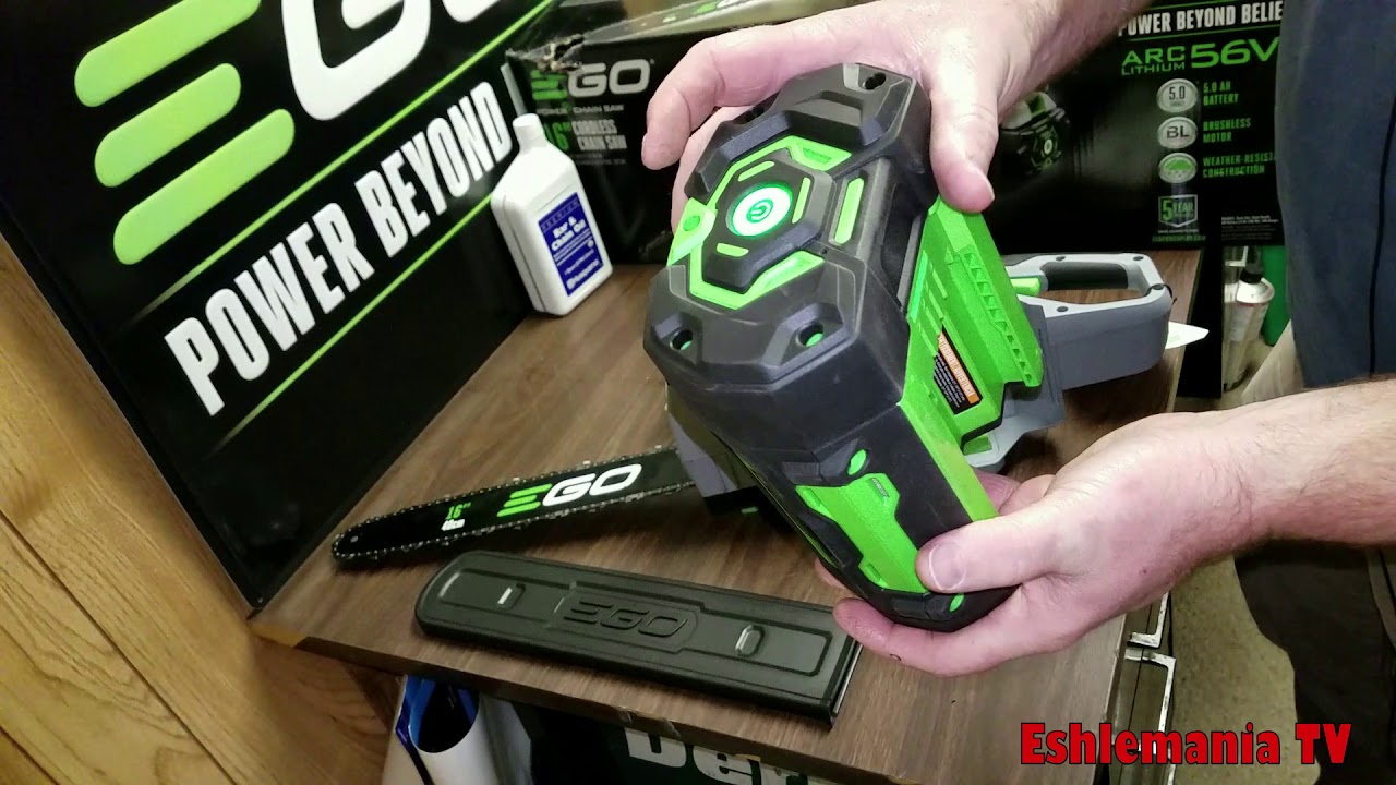 EGO CS1600 (CS1604) 56 Volt Battery Powered Chainsaw Test & Review