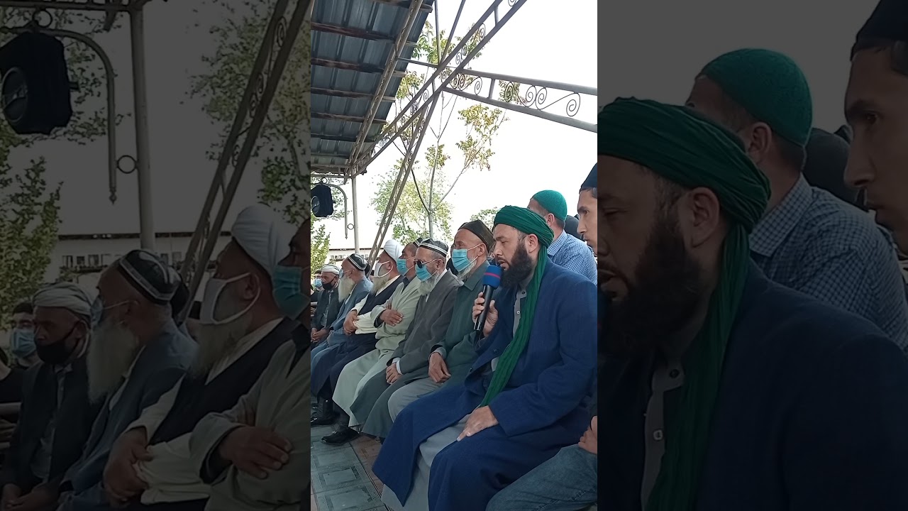 Abdulbositxon taxsir Muhammadmo'so xojidada janozalarida (Gumbaz)