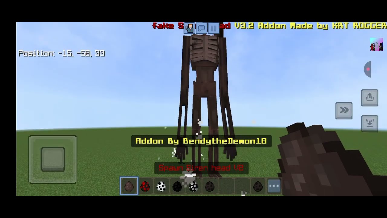 Showing the Siren head fake V3.2 mod