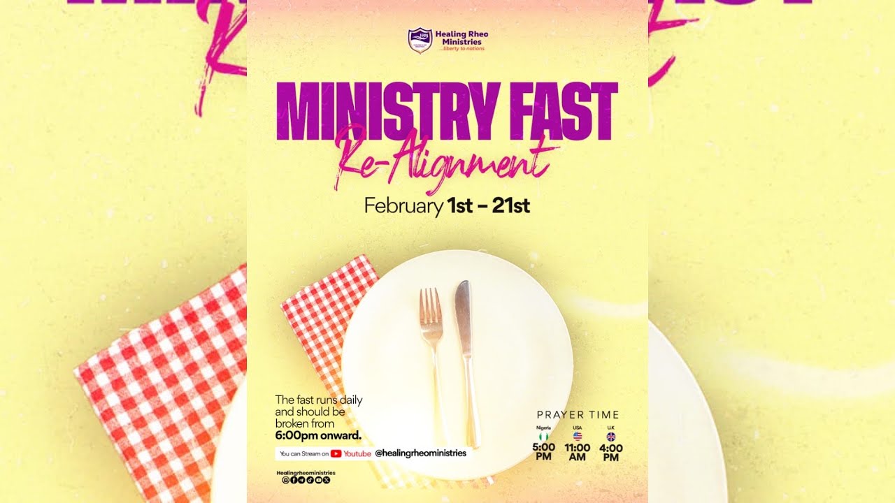 MINISTRY FAST || DAY 20|| RE-ALIGNMENT