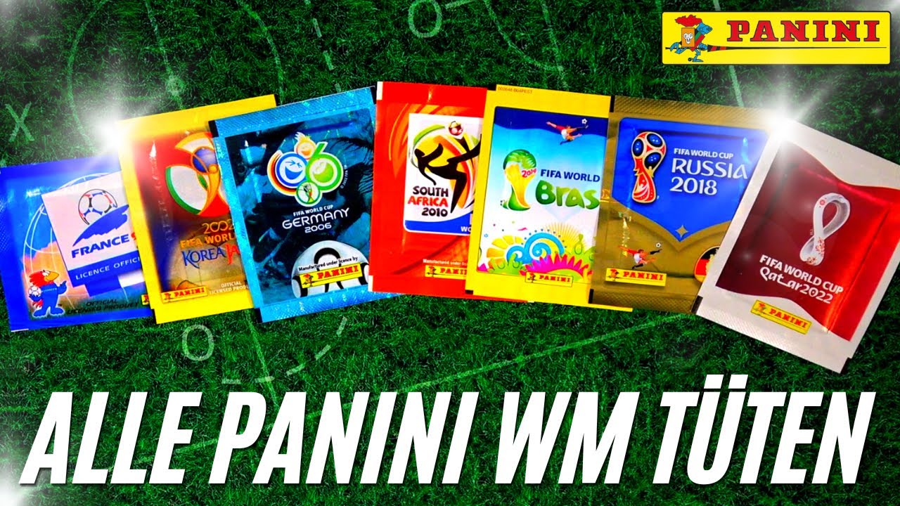 ALLE PANINI WM STICKER TÜTEN ÖFFNEN !! 😱🔥 (1998 - 2022)