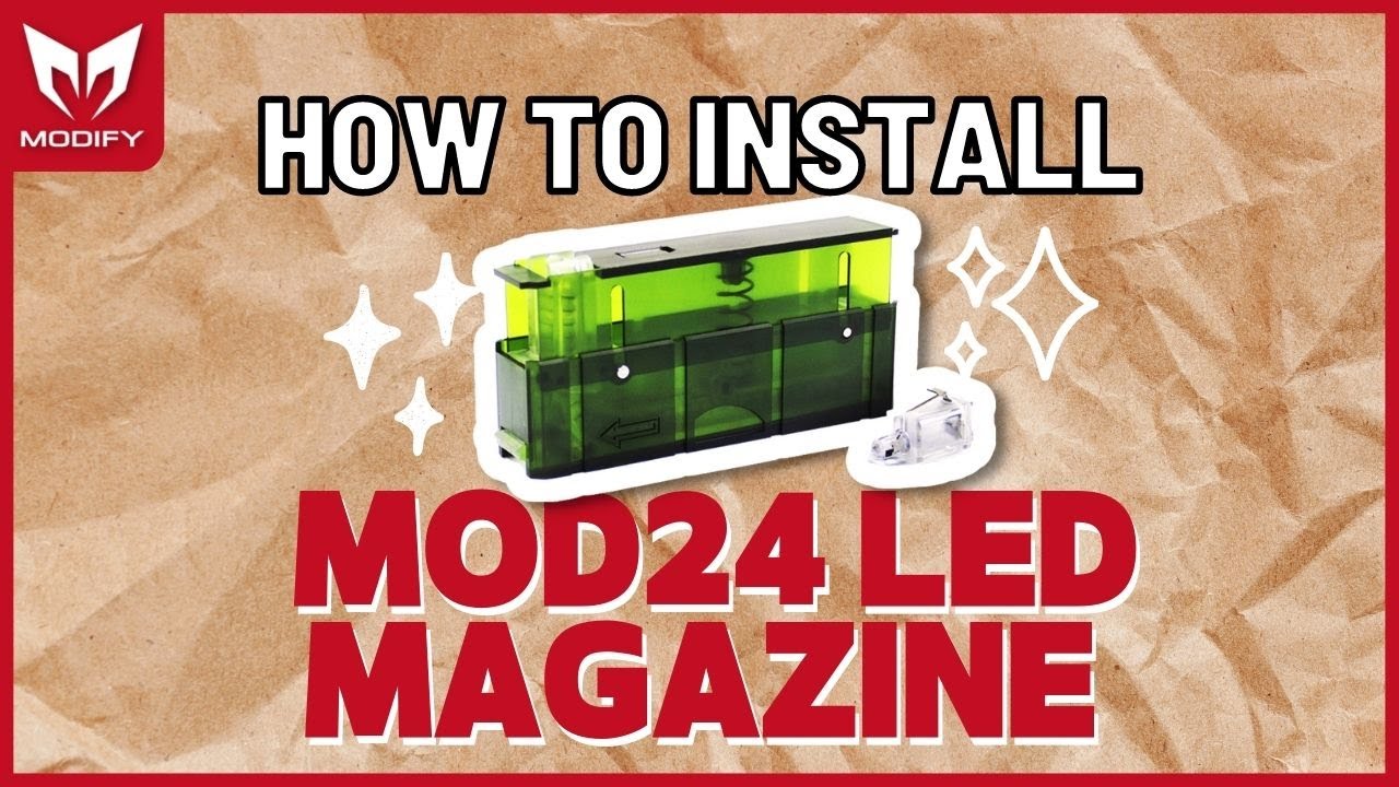 【Tutorial】How to install MOD24 LED magazine