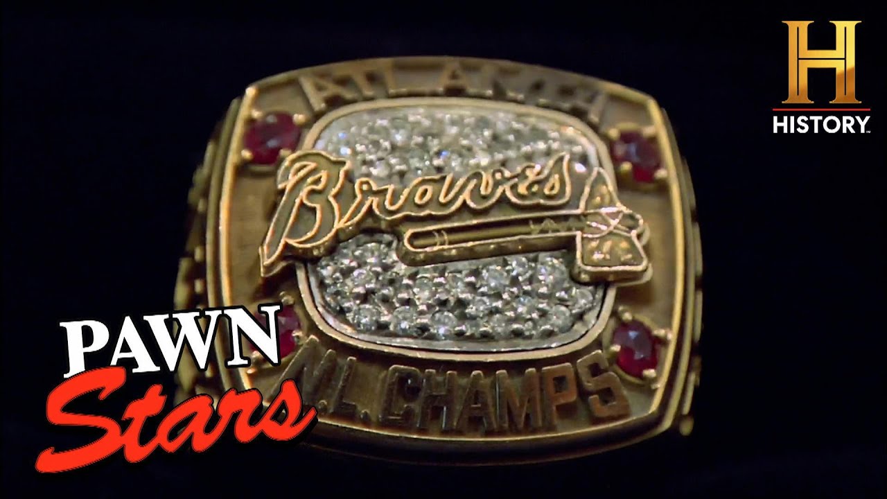 90s Atlanta Braves WORLD SERIES Rings (Season 3) | Pawn Stars