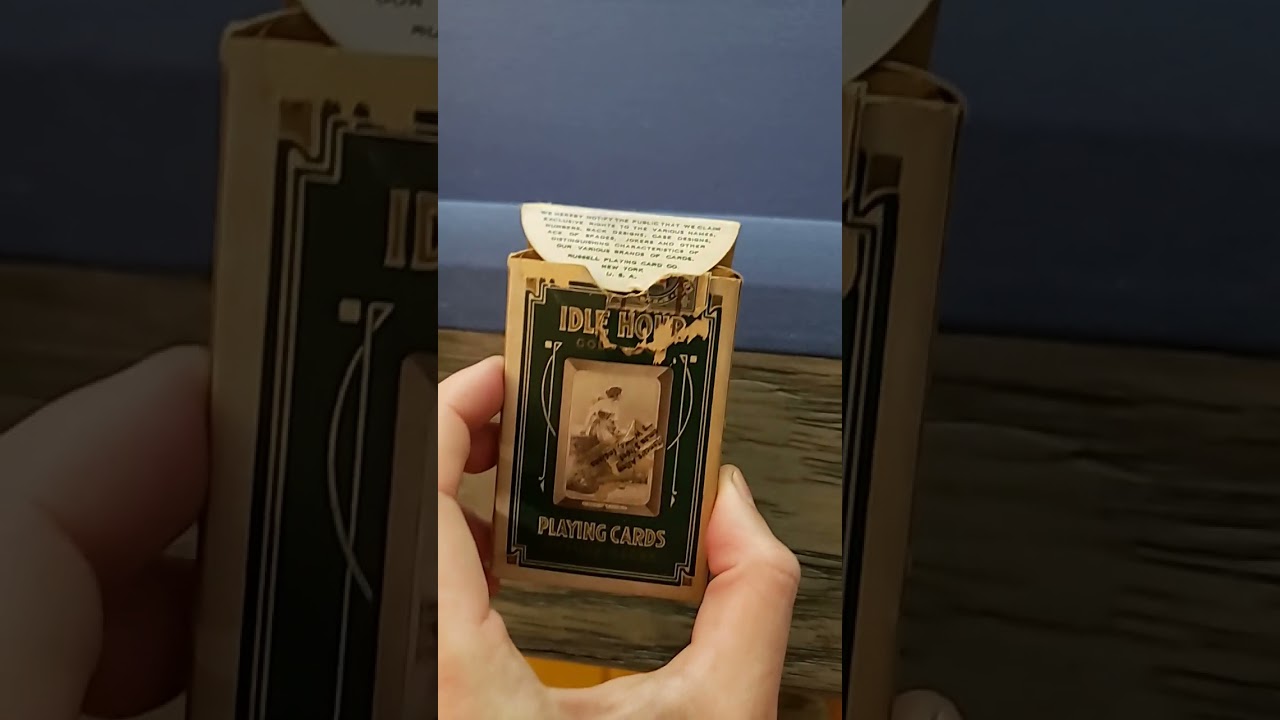Cool vintage playing cards