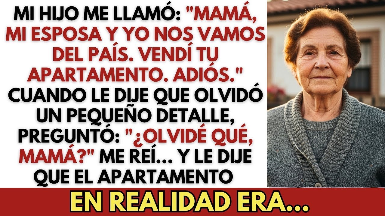 Mi hijo me llamó: 