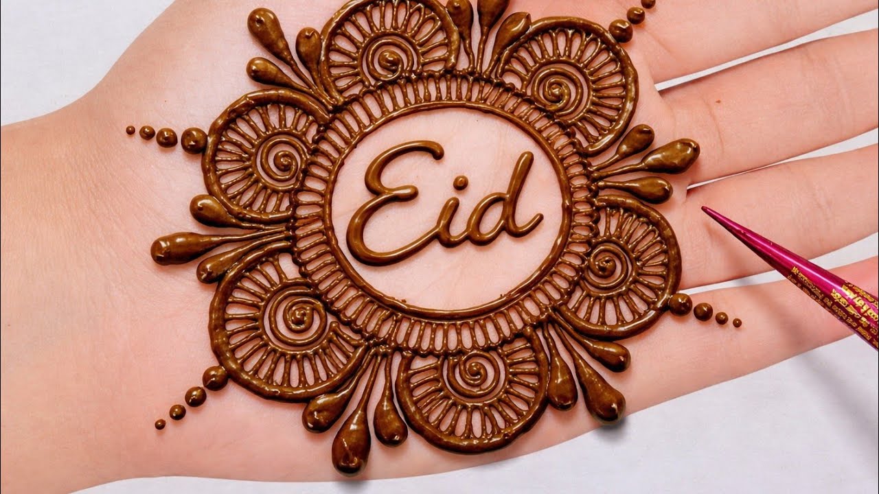 Special Gol Tikki Mehndi Design| Eid Mehndi Design| Front Hand Mehndi Design For Beginners 