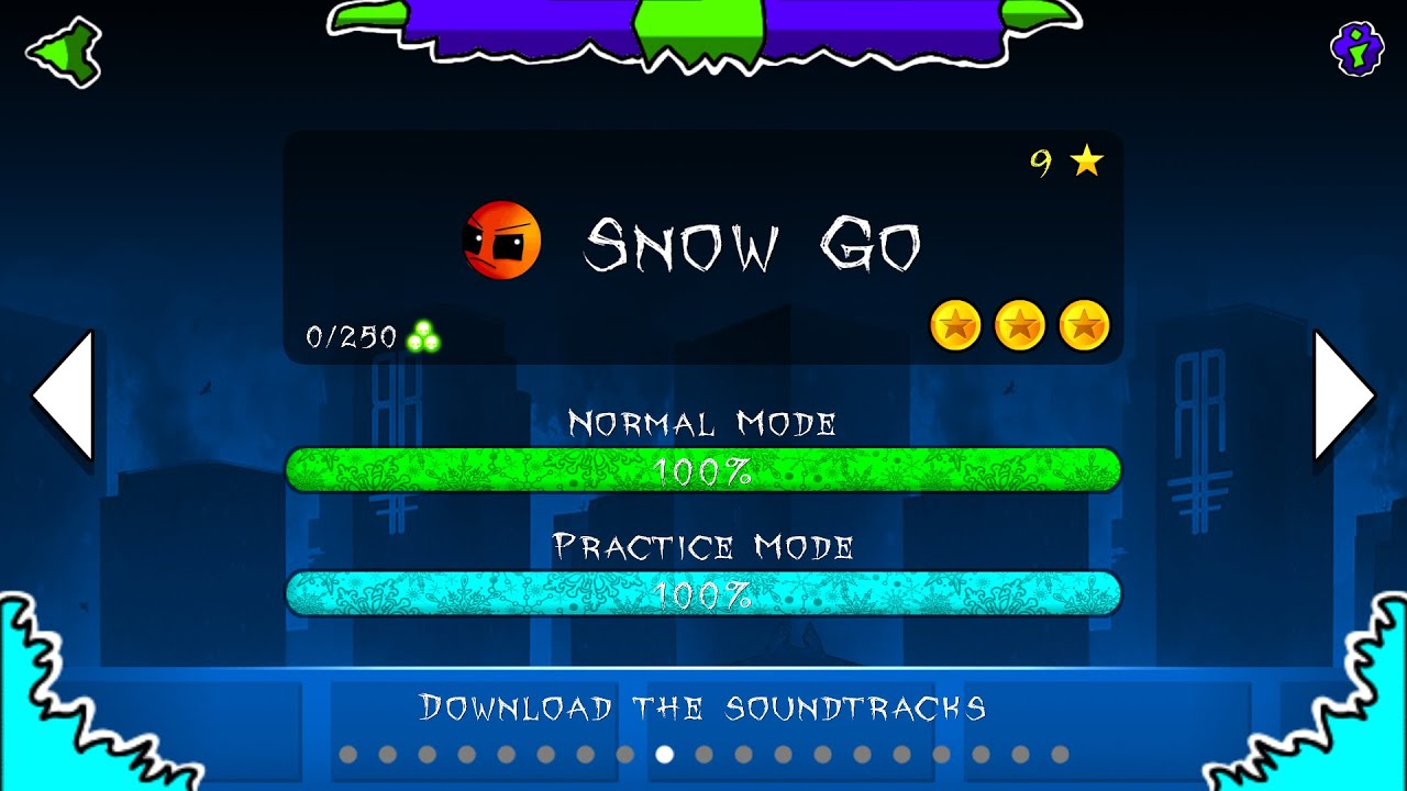SnowGo (SnowDown) | Geometry Dash Fan-Made | Resurrection GDPS Gameplay