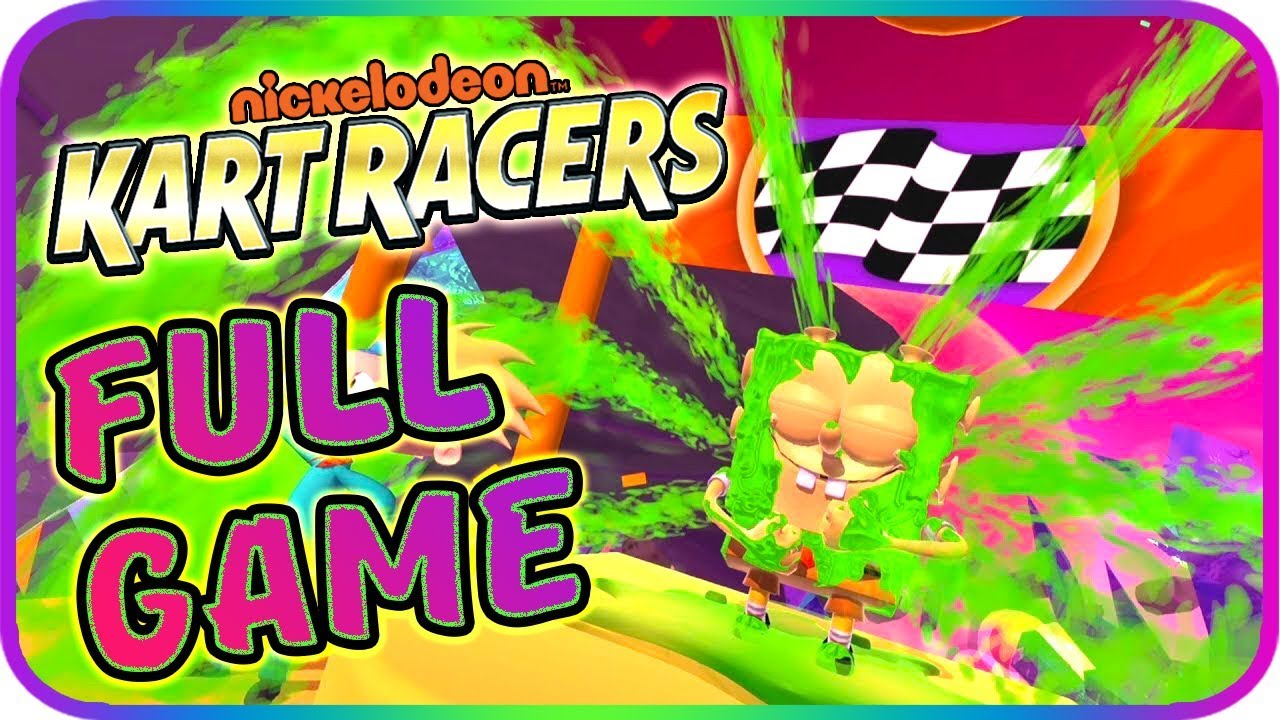 Nickelodeon Kart Racers FULL GAME Longplay All Racers (PS4, XB1, Switch)