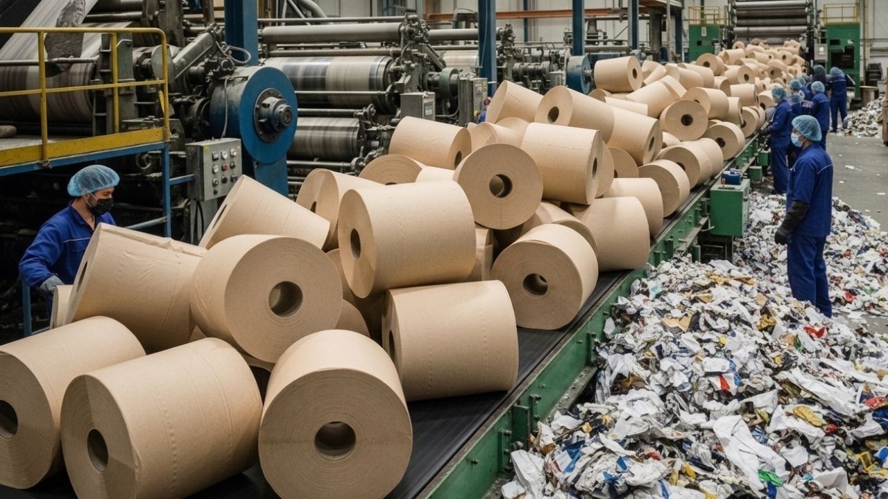 inside the tolite soft paper factory process
