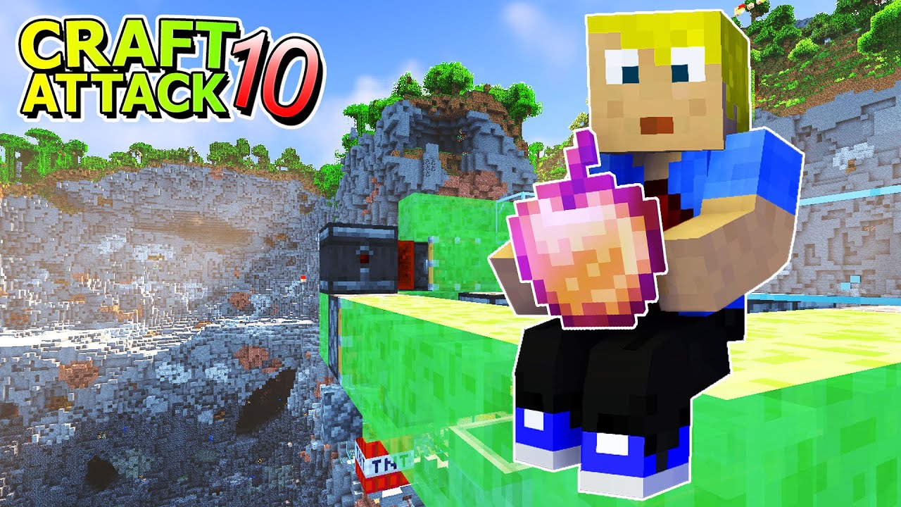 3.000.000 BLÖCKE GESPRENGT! Erster TOD im XXL-LOCH! Minecraft Craft Attack 10 #22