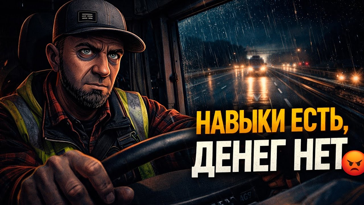 EURO TRUCK SIMULATOR 2 — НАВЫКИ ЕСТЬ, ДЕНЕГ НЕТ 😤 Начинаю с НУЛЯ и выживаю как дальнобойщик