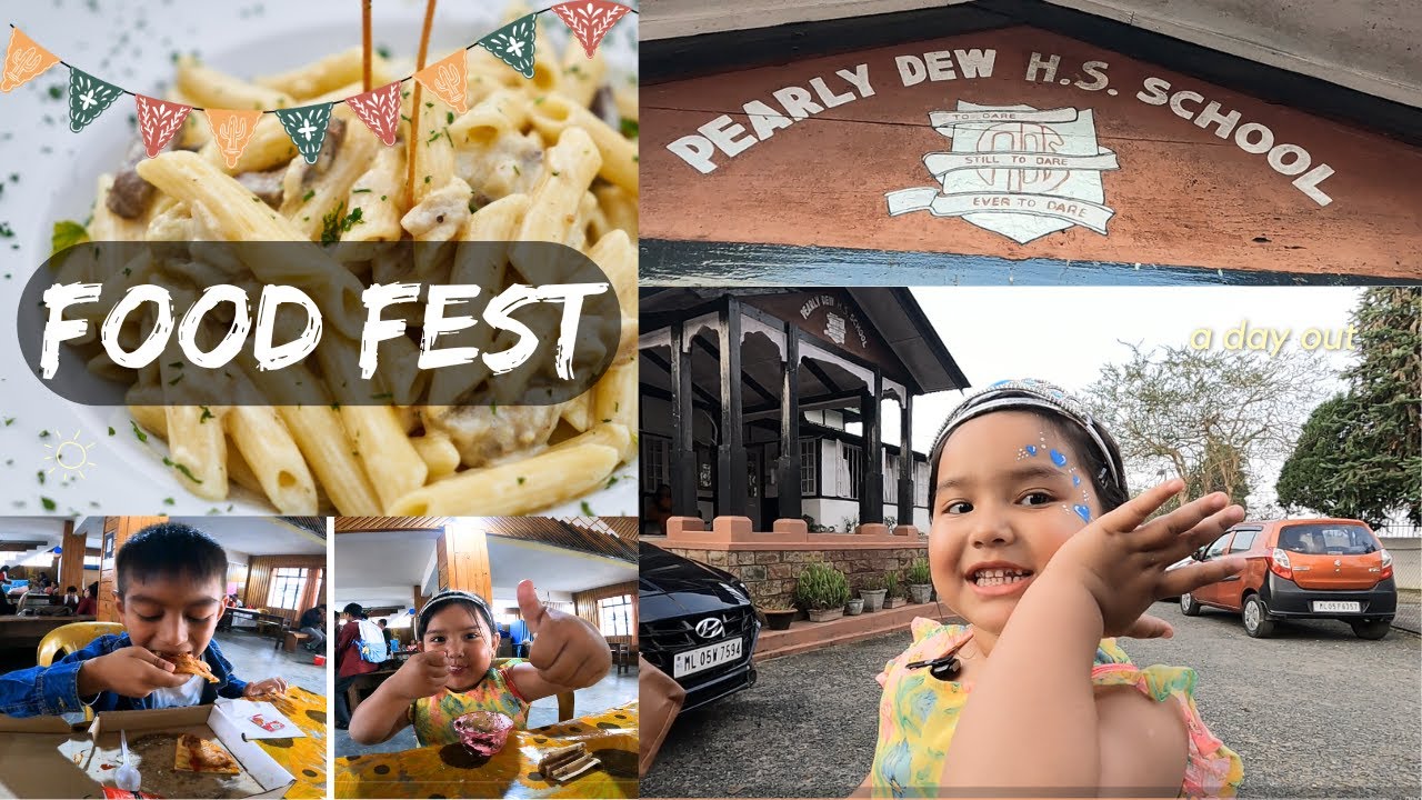 She gave me a letter! Food Fest at Pearly Dew Higher Secondary School